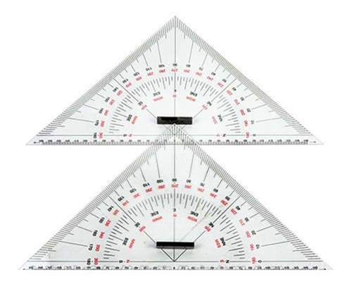 Régua Triangular De Desenho Gráfico Para Desenho De Navio De