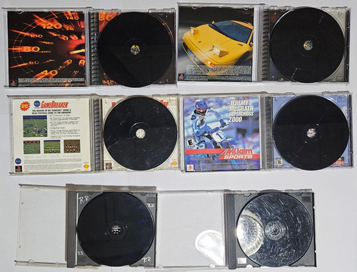 Lote Juegos Ps1 - No/si Funcionan - Cajas Manual Nvo (leer) (Usado)