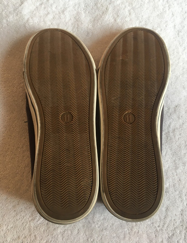 Sapatenis Gap Azul Couro E Lona Masculino 44 Usado