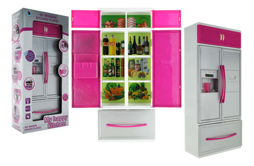 Mueble Cocina Con Accesorios Para Muñeca Juguete 31x13