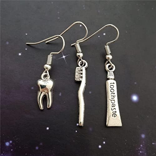 Juego De Aretes Para Dientes De 3 Piezas, Pasta De Dientes Y