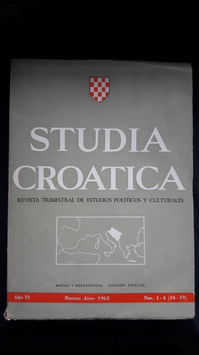 Revista Studia Croatica Año 6 N° 1-4