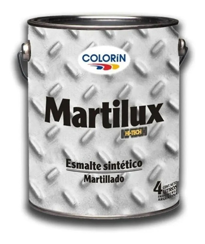  Esmalte  Martilux Martillado  Colorin X 1 Lt Gris Acero 