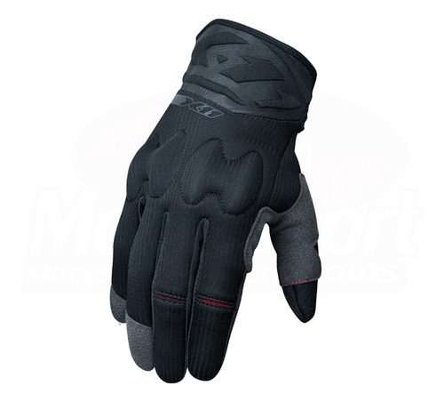 Luva Masculina Proteção Ventilada Moto Preta X11 Nitro 4