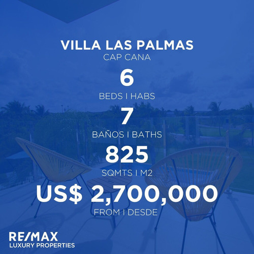 Impresionante Villa Ubicada En Punta Cana Capcana