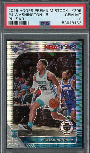 Pj Washington Jr 2019 Panini Hoops Premium Stock Pulsar Rook