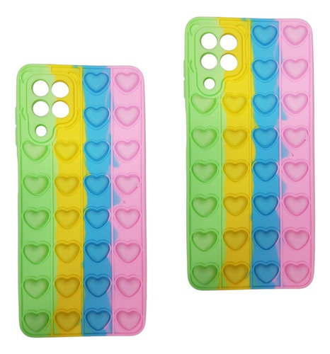 Funda Pop It Antiestres Para Samsung A22 X2 Unidades Oferta Varios Pop It