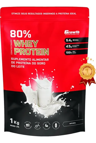 D_NQ_NP_887906-MLB54340034989_032023-O-whey-growth-concentrado-80-protein-supplements-1kg-sabores Os 10 Melhores Whey Protein de 2026 (Testados e Aprovados)