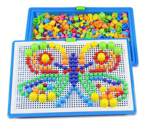 Lj 296 Unidades De Jogos De Quebra-cabeça 3d Mushroom Nail