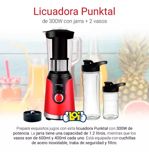 Batidora de Vaso Moulinex LM15FD10 Mini Blender 300 W Plateado 300 W 1 L 