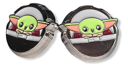 Aretes De Botón Star Wars The Mandalorian Grogu (bebé Yoda)