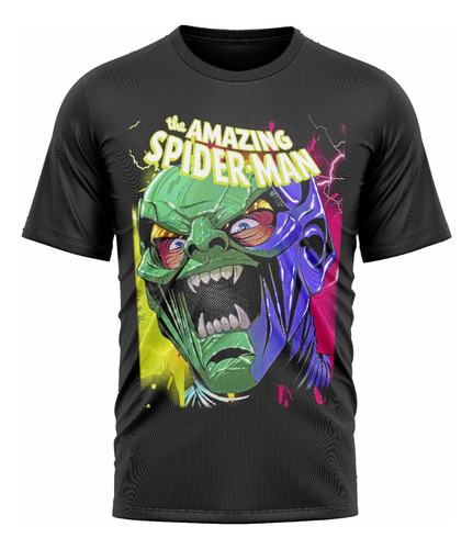 Remera Spiderman Duende Verde Marvel Comics Dtf#2410