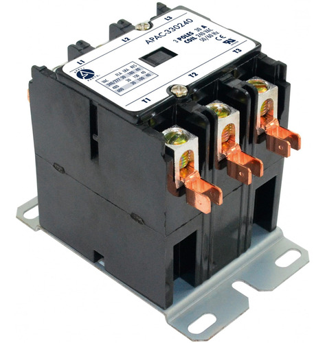 Contactor 3 Polos 30a 240v Repuesto Para Compresores De Ca Y