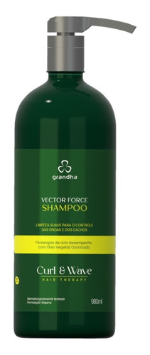 Shampoo Grandha Vector Force Curl & Wave Cachos Crepos  Grd