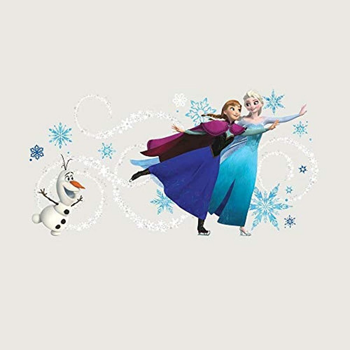 Pegatinas De Pared Gigantes De Elsa, Anna & Olaf