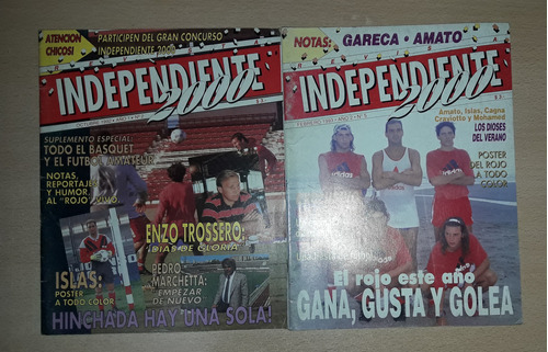 Lote 2 Independiente 2000 N°2 Y N°5 Independiente