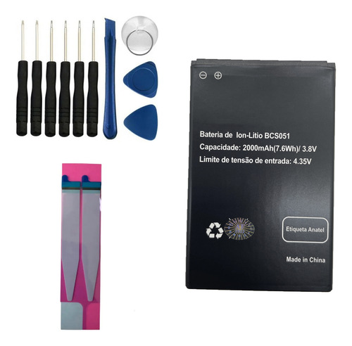 Flex Carga Bcs051 Compativel Multilaser Ms50l/s051+kit Rep
