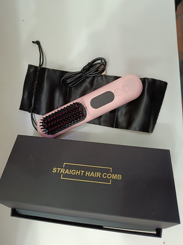 Cepillo Alisador De Pelo Inalámbrico Usb Ionico