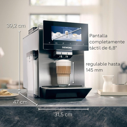 Siemens, Cafetera Totalmente Automática, Eq700
