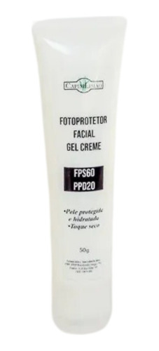 Fotoprotetor Facial Gel Creme Fps 60/ Ppd20 Capim Limão