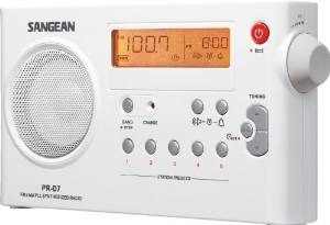Sangean Pr-d7 Am / Fm Digital Recargable Radio Portátil - Bl