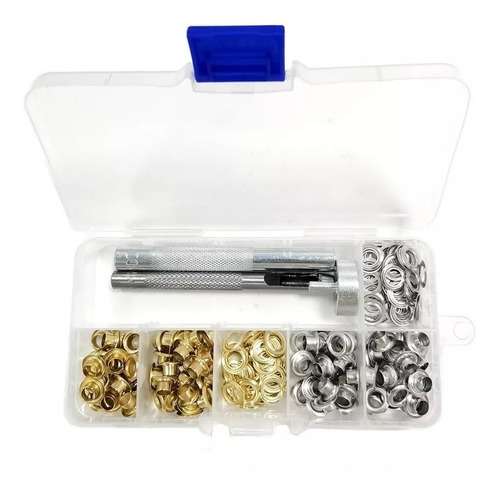 Ojetes De Bronce 6 Mm Kit 100 Juegos + Herramientas