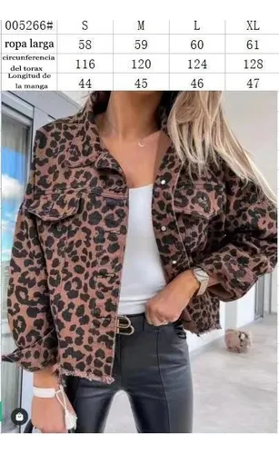 Chamarra de leopardo mujer sale
