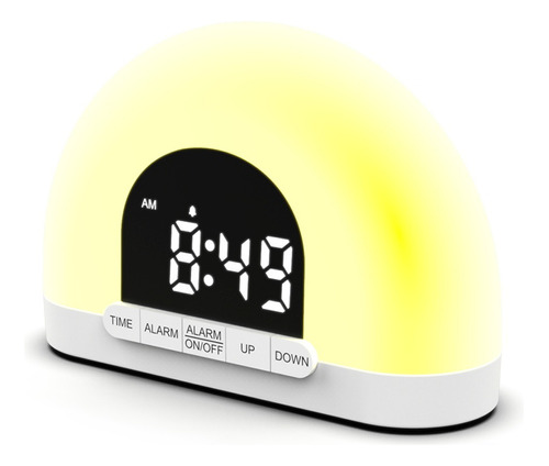 Nueva Luz De Despertador, Luz Ambiental Simulada Al Amanecer