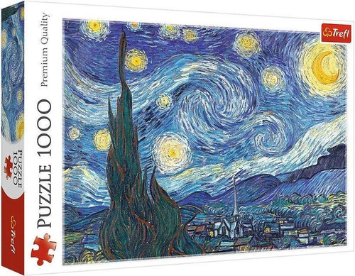 Rompecabezas Noche Estrellada 1000 Pz Trefl Arte Van Gogh