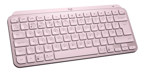 Imagen 2 de 5 de Logitech Master Series MX Keys Mini - Rosa - Blanco - QWERTY - Portugués Brasil