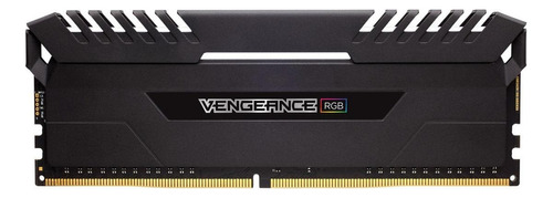 Memória RAM Vengeance RGB color black  16GB 2 Corsair CMR16GX4M2A2666C16