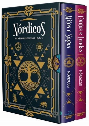 Box Nórdicos Os Melhores Contos E Lendas - 2 Livros + Pôster