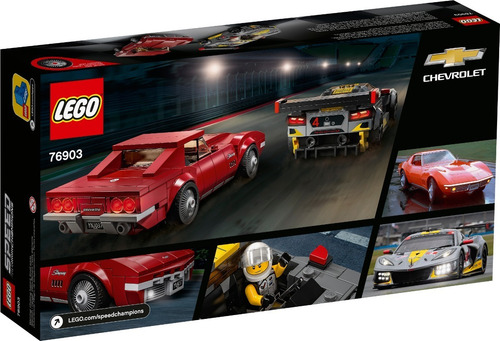 Imagen 2 de 4 de Lego Speed Champions- Chevrolet Corvette C8.r Y 1968 (76903)