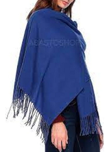 Ruana Pashmina Super Amplia 194cm Mujer Calidad Premium