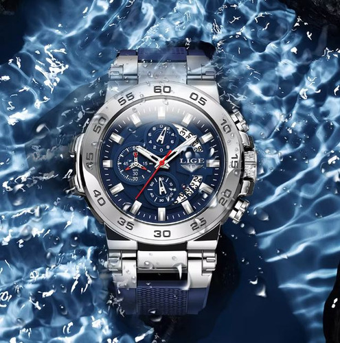 Reloj Lige 100 % Deportivo, Estilo Militar, Ligero Y Exacto