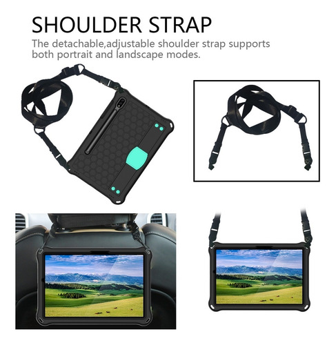 Imagen 4 de 5 de Carcasa Antigolpe Samsung Galaxy Tab S7 / Tab S8 (no S7 Fe)