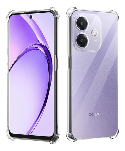 Funda Para Oppo A40 A60 Transparente Corte Camara Transparente Lisa