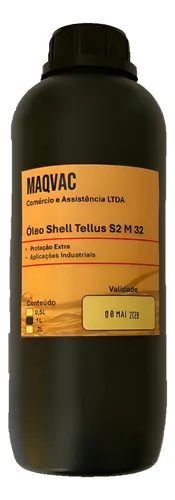 Óleo Shell Tellus 32 Máquina Embaladora Seladora A Vácuo 1 L