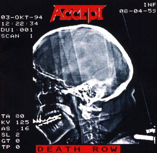 Accept Death Row Cd Importado