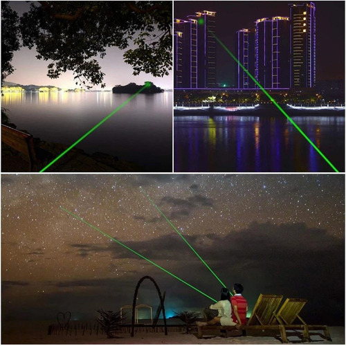 Caneta Laser Pointer Ultra Forte Verde Alcance 50km - Ax