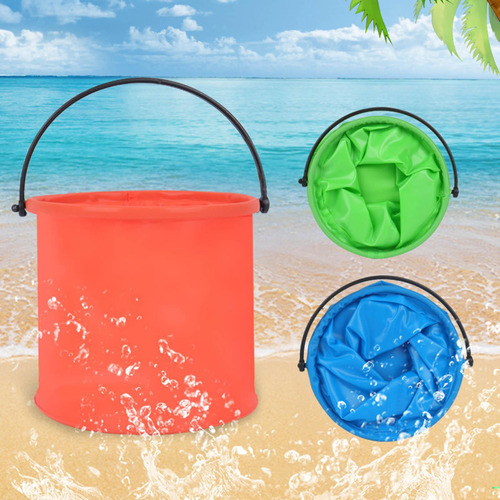 Cubo Plegable Para Ahorrar Espacio, Cubo De Pesca, Lavabo