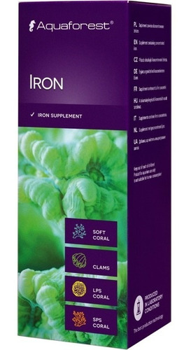 Suplemento Hierro Corales Iron 50 Ml Aquaforest Reef Acuario