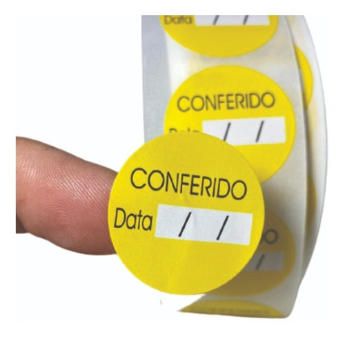 Etiqueta Autoadesiva De Papéis Adesivos Com Formato De Rolo Etiquetas Express Etiqueta Inventário Redonda Cor Verde 3cm