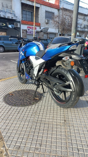 Imagen 4 de 24 de Tvs Rtr 160 New Model Azul Tipo Ns Fz Gixxer Motovega