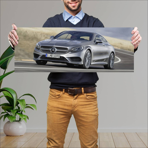 Cuadro 30x80cm Auto 2014 Mercedes Benz S Class C 326