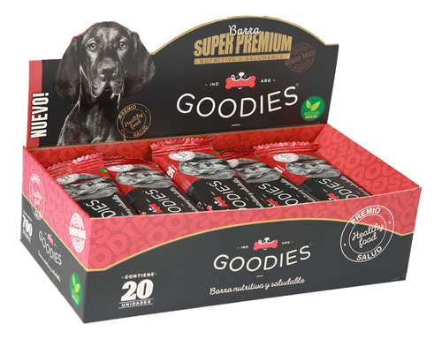 Barrita Nutritiva Super Premium Goodies - Pack 20 U