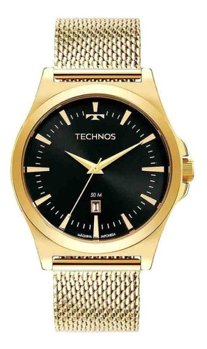 Relógio Technos Steel Dourado Masculino 2115mzbs/1p