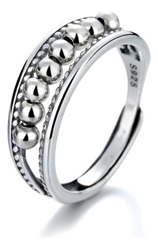 Anillo De Alivio De Ansiedad - Anillo Giratorio De Plat...