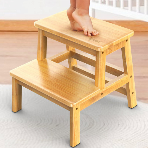 Ipow Taburete Multiusos De 2 Escalones Para Niños Y Adulto.