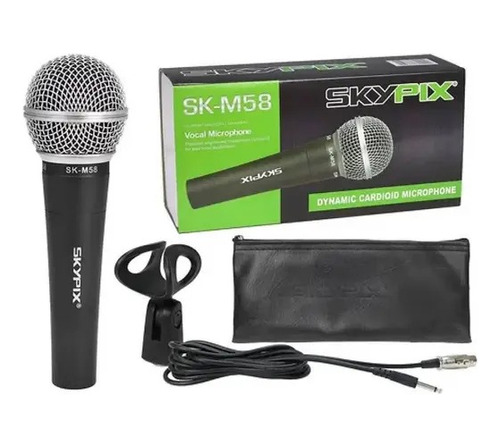 Microfone Skypix M58 S/ Chave Para Igreja, Banda, Eventos...